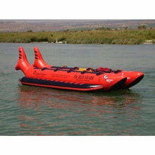 Island Hopper Elite Class Red Shark Banana Boat 10 Passenger - RSPVC-10 - Banana Boats