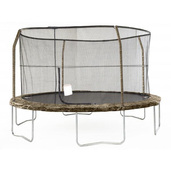 Jumpking 14’ Mossy Oak Trampoline with Enclosure - JKMO1413-DAL - Round Trampolines
