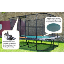 Jumpking Rectangular Trampoline 10’x16’ PRO - JKRC1016HEC3 - Rectangle Trampolines