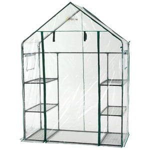 Ogrow Deluxe Walk-In 3 Tier 6 Shelf Portable Greenhouse - Og6834-S - Greenhouses & Accessories