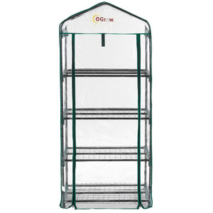 Ogrow Ultra-Deluxe 4 Tier Portable Bloomhouse Greenhouse - Og2719-4T - Greenhouses & Accessories