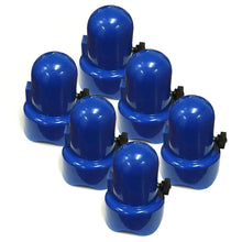 Skybound 1.5 Diameter Blue Trampoline Enclosure Pole Caps - Set Of 6 - Trampoline Replacements