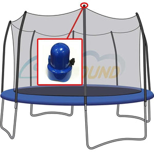 Skybound 1.5 Diameter Blue Trampoline Enclosure Pole Caps - Set Of 6 - Trampoline Replacements