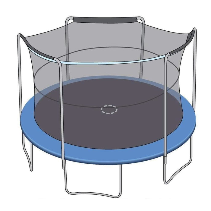SkyBound 15Ft Trampoline Net Fits 15 Ft Bouncepro And Sportspower Trampolines With 3 Arches - Trampoline Replacements