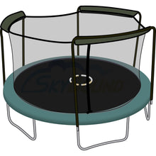 Skybound 15Ft Trampoline Net Fits 15 Ft Bouncepro And Sportspower Trampolines With 3 Arches - Trampoline Replacements