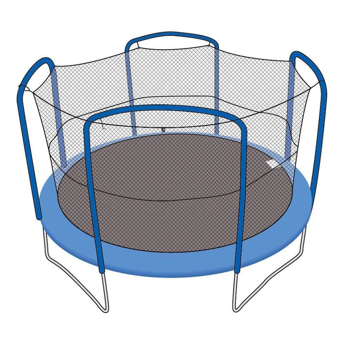 Skybound Trampoline Net Fits Round 15 Ft. Frames Fits 4 Arch Poles - Trampoline Replacements