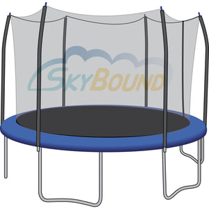 SkyBound Trampoline Net For 12 Round Skywalker Trampoline Fits 6 Poles (Net Only) - Trampoline Replacements