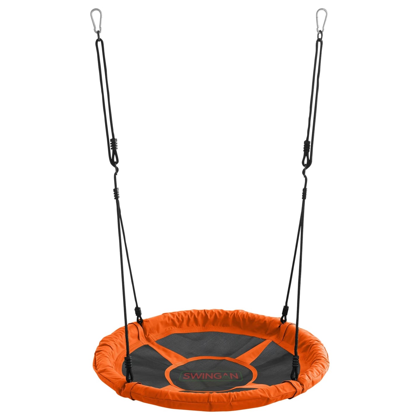 Swingan - 37.5 Super Fun Nest Swing With Adjustable Ropes - Orange - Swmso - Swings & Accessories