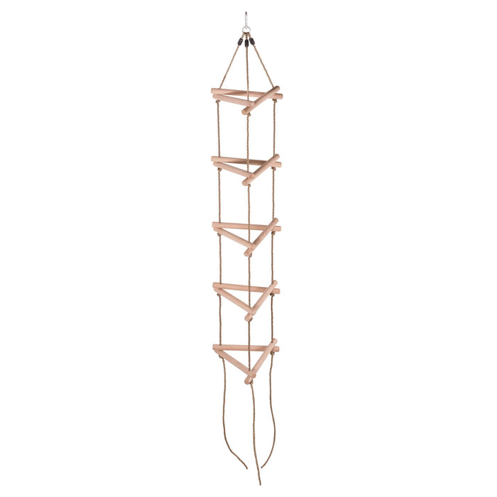 Swingan - 6 Steps Triangle Climbing Rope Ladder - Fully Assembled - Sw-Wlrt - Swings & Accessories