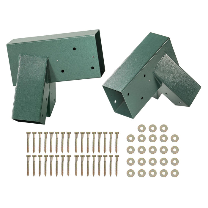 Swingan - A-Frame Bracket - Green Powder Coating - Set Of 2 - Swhwd-Asb-2 - Swings & Accessories