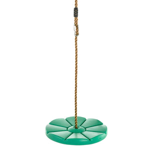 Swingan - Cool Disc Swing With Adjustable Rope - Green - SWDSR-GN - Swings & Accessories