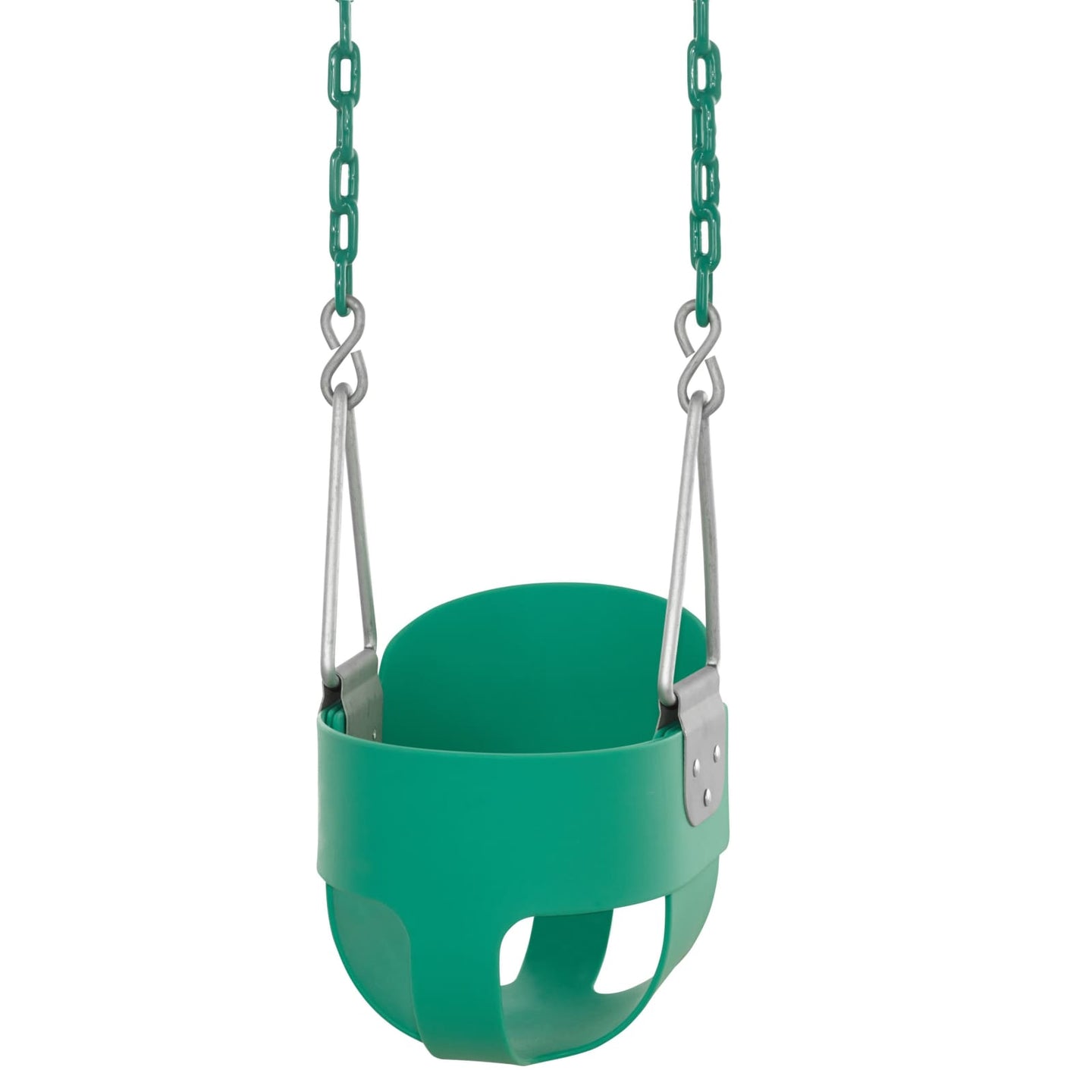 Swingan - High Back Full Bucket Toddler & Baby Swing - Green - SWBSC-GN - Swings & Accessories