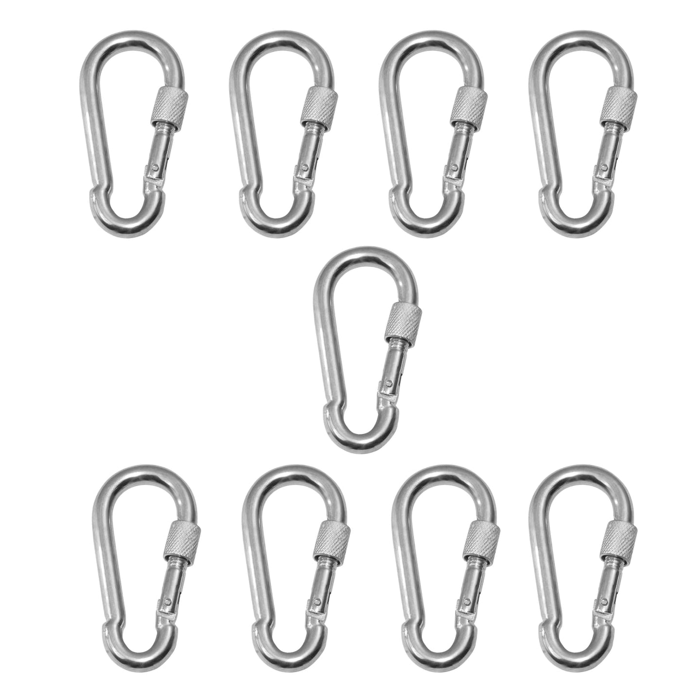 Swingan - Snap Hook With Screw Lock - Set Of 9 - Swhwd-Ql-9 - Swings & Accessories
