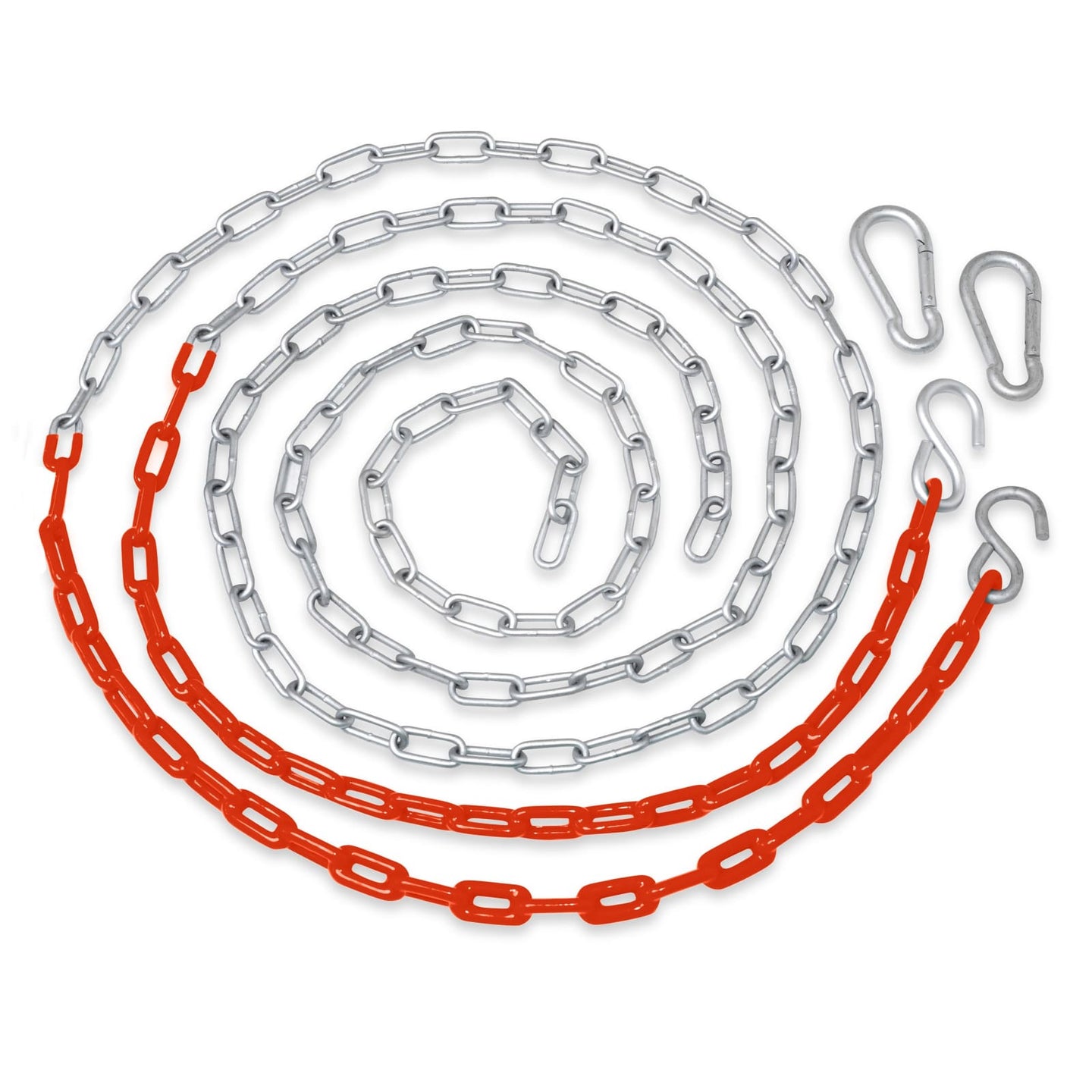 Swingan - Vinyl Coated Chain - Orange - Set Of 2 - Swhwdc-Or - Swings & Accessories