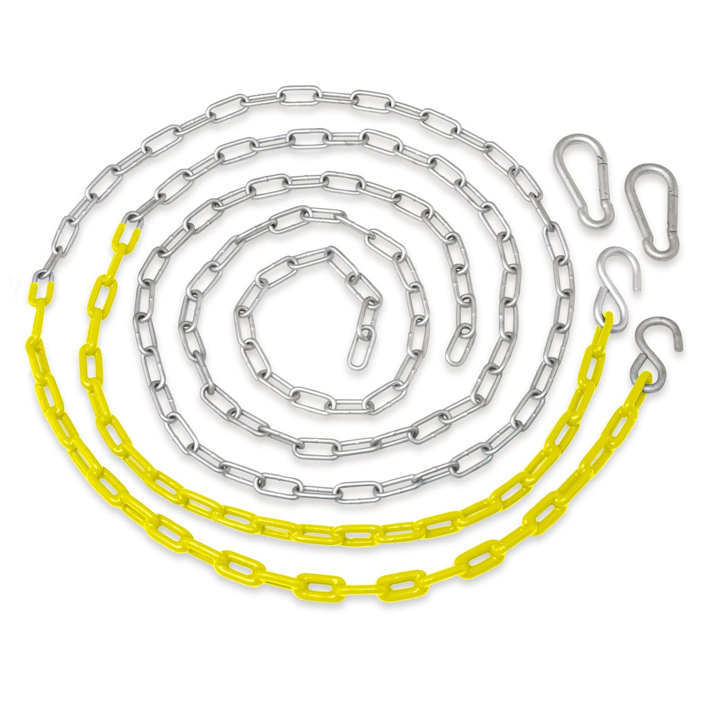 Swingan - Vinyl Coated Chain - Yellow - Set Of 2 - SWHWDC-YL - Swings & Accessories