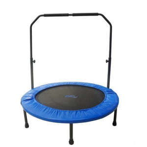 Upper Bounce 40 Mini Foldable Rebounder Fitness Trampoline with Adjustable Handrail - UBSF01HR-40 - Fitness Trampoline