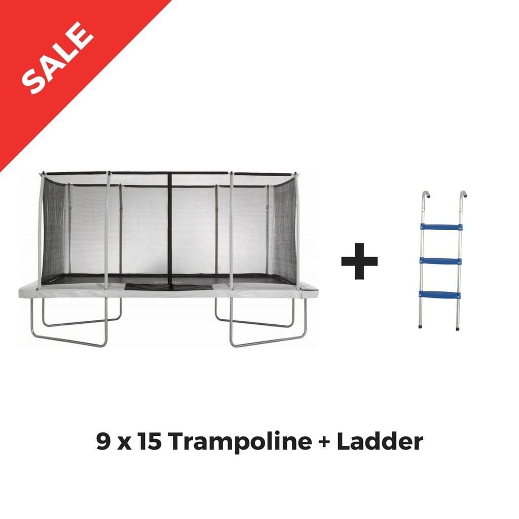 Bouncy Trampolines - Upper Bounce Rectangle Trampoline 9 x 15 Mega ...