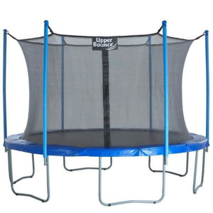 Upper Bounce 15' Round Replacement Trampoline Safety Net Using 5 Curved Poles